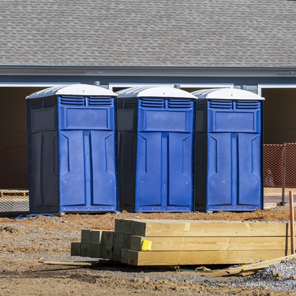 is there a specific order in which to place multiple portable restrooms in Castle Dale